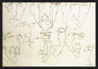 Simplified Drawing Exercise : Wire Sculptures